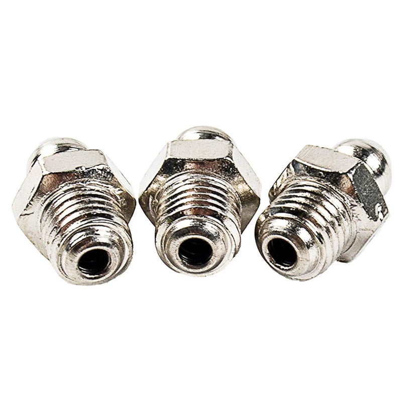 COMOK 25pcs M6 Straight Brass Zerk Grease Nipple Fittings - Image 4